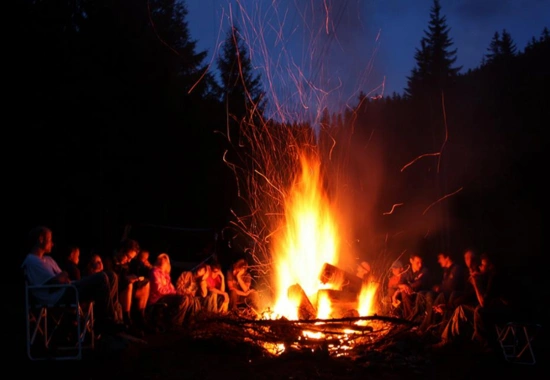 Bonfire and cultural evening offering folk music