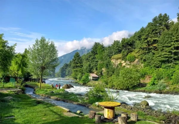 Betaab Valley Camping by the Lidder River