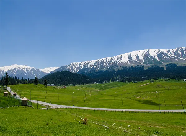 Gulmarg Valley in Kashmir