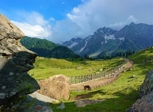 Sonamarg Valley in Kashmir