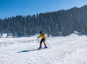 Skiing in Gulmarg